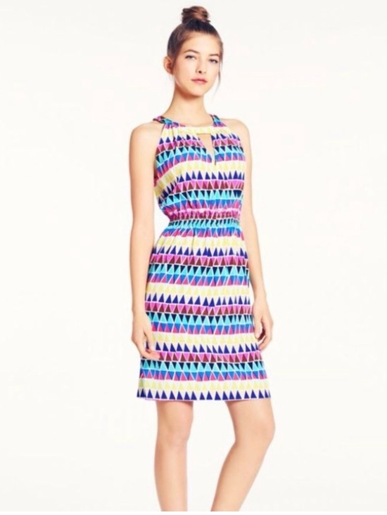 kate spade Dresses & Skirts - Kate Spade Silk Women’s Size 0 Ellina Multicolor Geometric Lightweight Dress